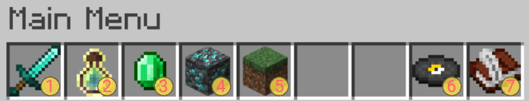 Zrzut ekranu z menu etapów